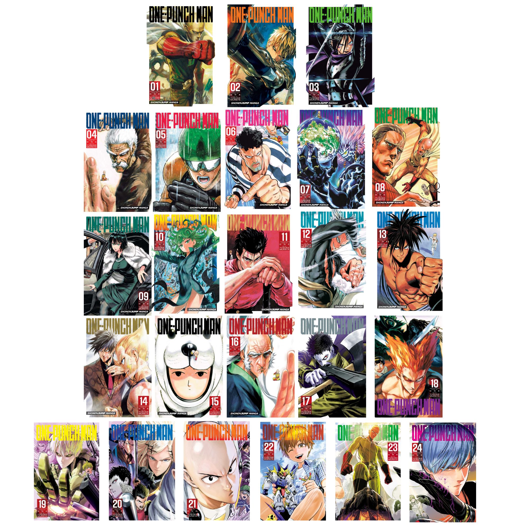 1 Vol. of One Punch Man Manga English (Vol. 1-24)