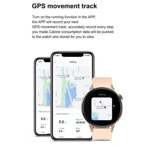 DT4 Max Unisex Smartwatch for Android/Apple iOS Phones Bluetooth NFC-GPS Sync - Image 2
